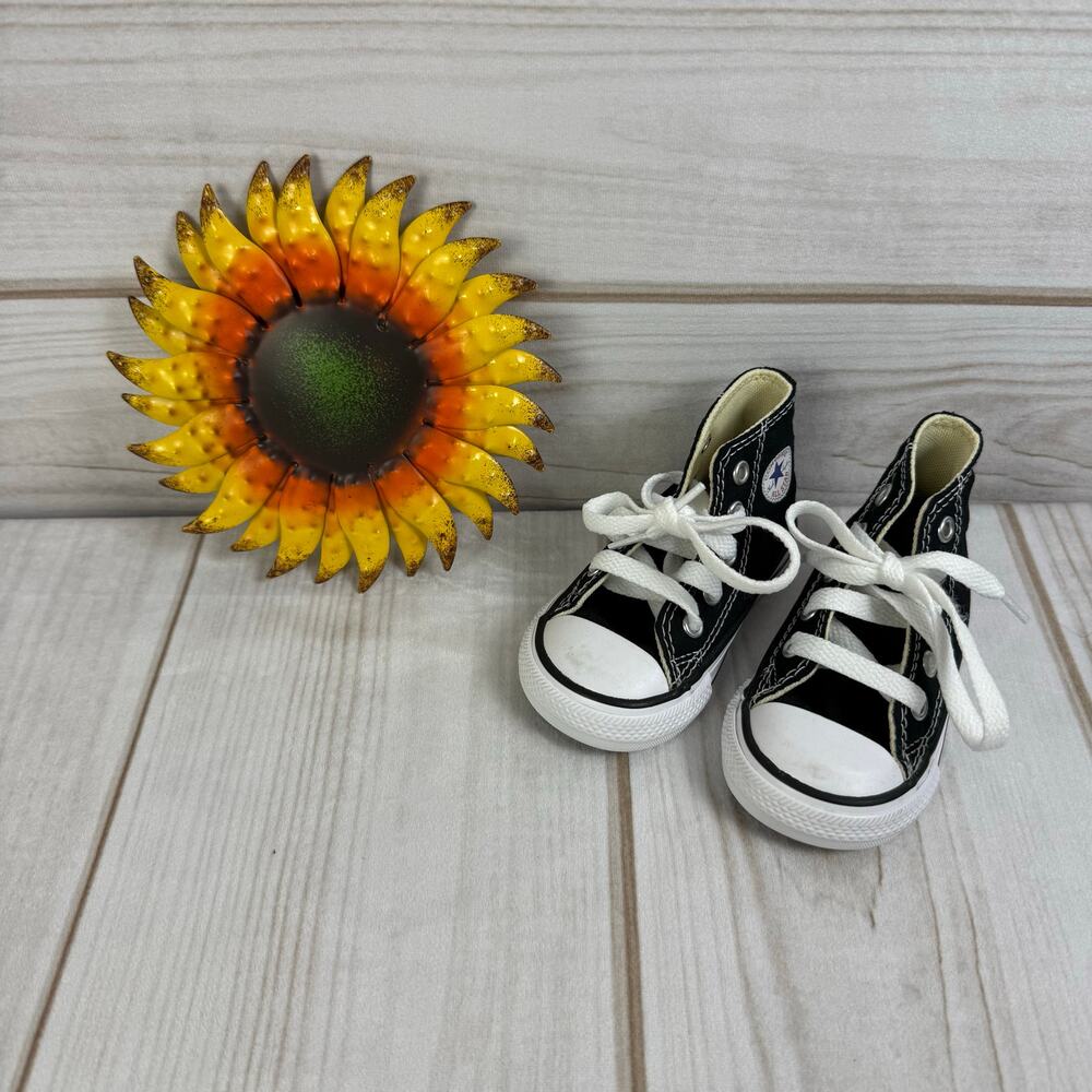 Converse Chuck Taylor All Star High Top Toddler Shoes Black White Size 4